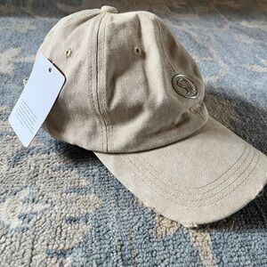 LuLuLemon Tan Baseball Cap with Logo